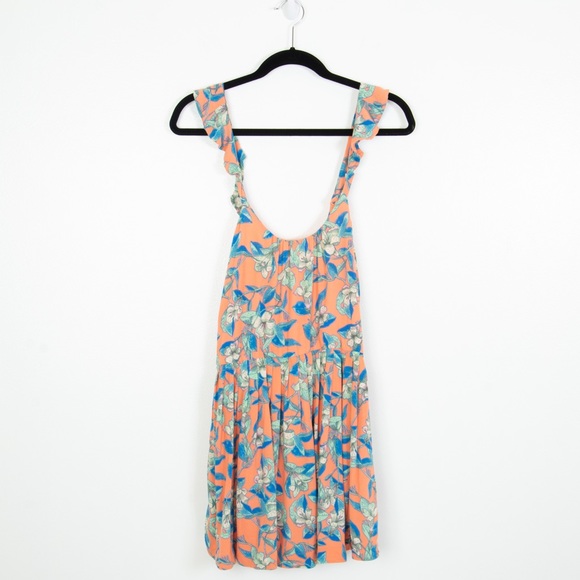 Free People Orange Dear You Mini Dress - Picture 4 of 10